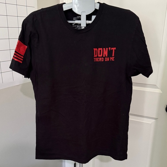 Grunt Style Black Tee with Vibrant Snake Design - Picture 2 of 6